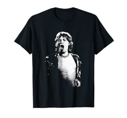 Mick Jagger 1971 Rolling Stones Live By Everard Smith T-Shirt