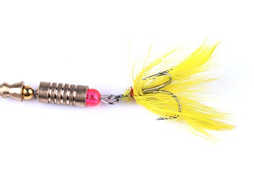 10 Pièces/ensemble Leurre Spinner 10 Couleurs Avec Triple Crochet Cuillère En Métal Leurre Dur Leurre De Pêche Avec Boîte De Matériel De Pêche