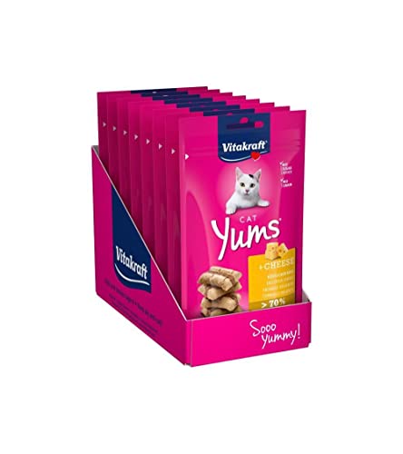 Vitakraft Katzensnack Cat Yums Käse, 9x 40g