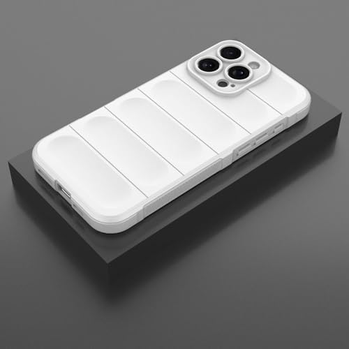 Coque silicone souple iPhone 16 blanc idéale pour vos trajets urbains