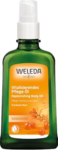 Huile à l'argousier Weleda soin corps revitalisant hydratant