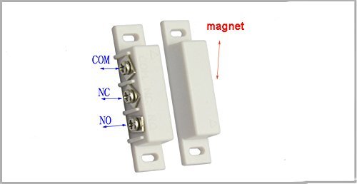 Image of 3 Sets MC-31B Magnetic Reed Switch Normally Open Closed NC NO Door Alarm Window Security