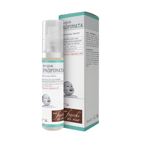 Fiocchi di Riso - Acqua Profumata TALCO - 50ml - COLONIA - Dona alla cute una delicata profumazione.