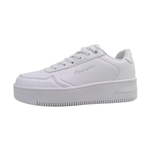 Champion Rebound Platform Low, Zapatillas Deportivas Mujer, Blanco Ww001, 38 EU