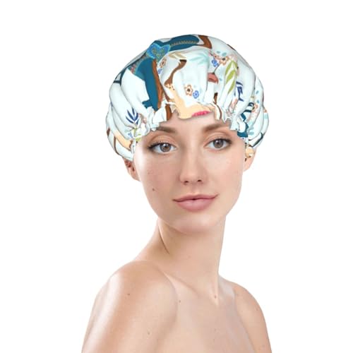 Bonnet de douche ajustable idéal pour protéger son brushing dans le bain