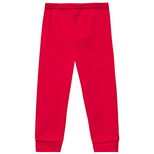 Calças kit com duas, Marisol Play, bebê-meninos, Vermelha e mescla, P
