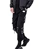 TECHSISION Techwear Trousers Men Cargo Pants Punk Mens Joggers Hip Hop Eboy Clothes Black XXL #1