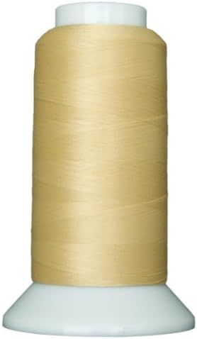 Superior Threads Bottom Line 2-Ply 60-Weight Polyester Embroidery Quilting Sewing Thread - 3,000 Yard Cone (#619 Tan)