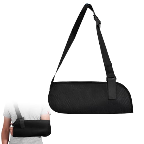 Heagimed Tutore Braccio,Fasola Reggibraccio Per Braccio,Imbracatura per Braccio,Regolabile Immobilizzatore per Spalla in Rete Imbracatura,Tenuta del braccio, sciarpa di braccio