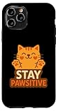 Photo Gallery stay pawsitive - positivo - simpatico gatto custodia per iphone 11 pro Photo Gallery stay pawsitive - positivo - simpatico gatto custodia per iphone 11 pro