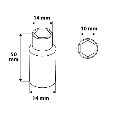 KS Tools 922.1633 Ultimate 1/2 Inch 12-Point Socket 33 mm