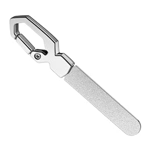 Generisch Metall Nagelfeile mit Karabinerhaken