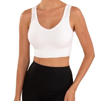 J COLOUR Top Esportivo Feminino Sem Bojo e Sem Costura, Modelagem Anatômica e Versátil, Ideal para A