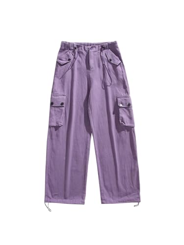 Men's Trouser American Style Multi-Pocket Wide Leg Jogging Cargo Pants for Men2