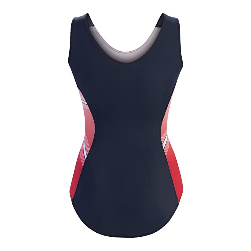Gk Glitz & Glam Gymnastics Leotard For Girls With Matching Scrunchie (Adult Small, Red) #TOP1