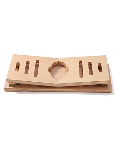 Table simple pliante MU en bois massif compacte et ultra stable