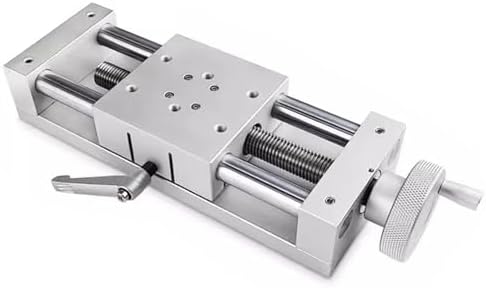 Manual Linear Guide Slide Table, X Axis Linear Stage, Ball Screw Motion Rail, 80 80mm Module, for Automation Equipment