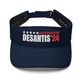 Governor Ron Desantis 2024 Navy Golf Visor | Ron Desantis for President 2024 Visor Cap for Men or Wo
