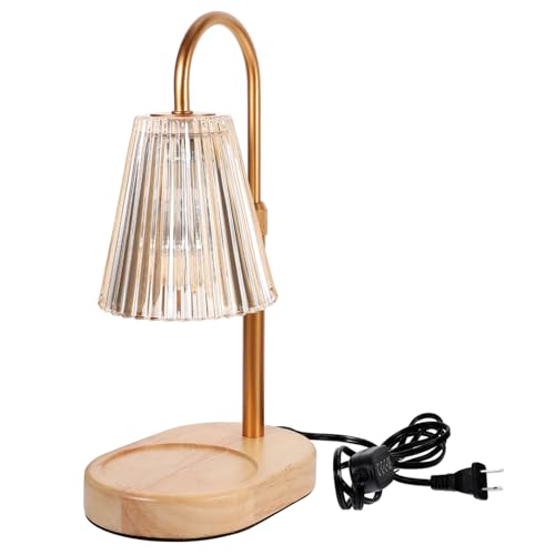 Unomor Wax Lamp Plug in Fragrance Warmer Jar Candle Warmer Lamp Candle Melting Lamp Candle Night Lamp Oil Burner Candle Warmer Lamp for Jar Candle Personality Glass Candle Light