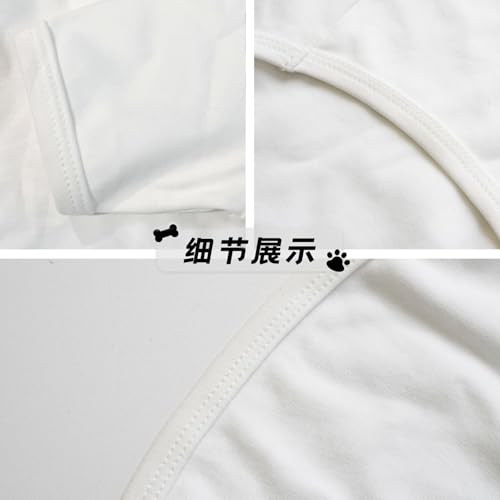 Personalisiert Hundemantel T-Shirt – Mit Bild, Text, Namen oder Logo, Selbst Gestalten, Hundekleidung, Hundekostüm, Personalisierte Hunde Kleidung, Tierliebhaber S