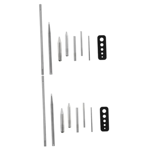 BEBEMOKO 14 Pcs Metal Model DIY Tool Set Multi-Functional Hammer Nut Driver Set for 3D Puzzle Assembly