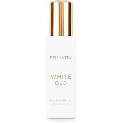 Bellavita Luxury WHITE OUD Eau de Parfum | 20 ml (0.7 fl.oz.) | Travel Size Perfume for Men and Women | Fruity, Artemisia Lemon, Freesia, and Tobacco Notes | Long Lasting Unisex Fragrance