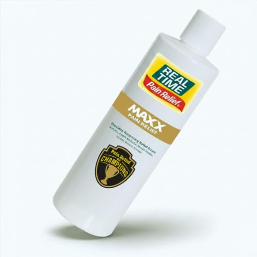 Image of Real Time Pain Relief MAXX 12oz Bottle | 18 Natural Ingredients: Arnica, Menthol & Peppermint | Maximum Strength Muscle Pain Relief Lotion for Arthritis, Hands, Ankles, Back, Shoulders, Knees & Joints