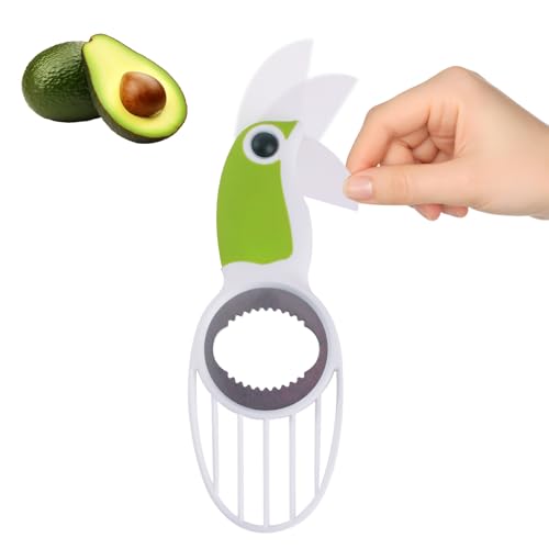 Groninog 3 in 1 Folding Avocado Slicer Tool, Splitting, Pitting, ...
