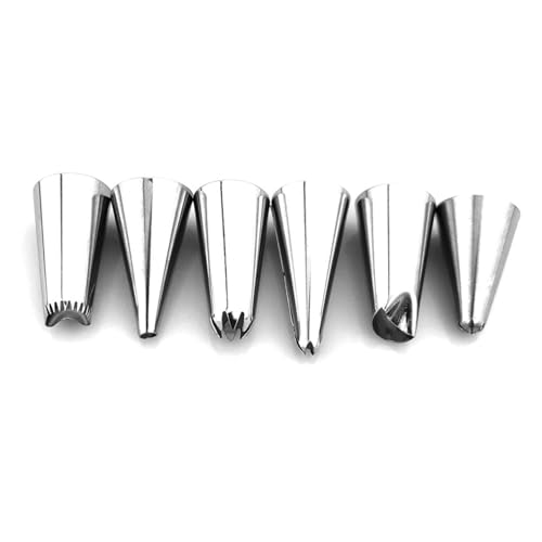 Suggerimenti Per Tubazioni: Sac À Poche E Ugelli Per Cupcake | Set Di Sacchetti E Ugelli Perr Tubazioni Kit Decorare Torte | Acciaio Inossidabile Senza Saldatura | Forniture Da Forno La Casa Con Ac