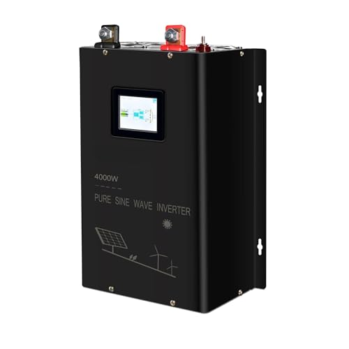 Convertidor Corriente Inversor De Onda Sinusoidal Pura 4000W Convertidor De 24V/36V/48V/72V/96V CC A 110/220V 120/240V CA Generador De Batería De Energía Solar Convertidor(110V,120V 240V_Universal)