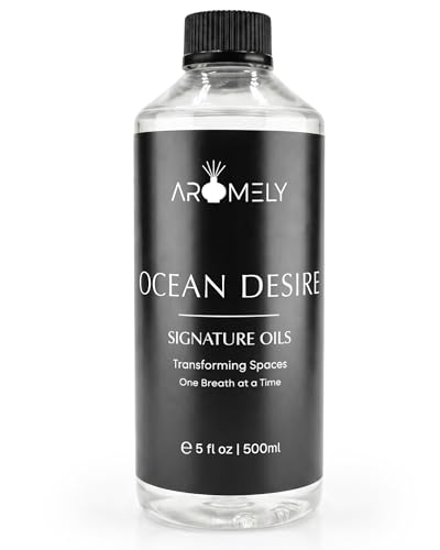 AROMELY Ocean Desire Diffuser Oil Scent | Luxury Home Fragrance Oil for Diffusers | Inspired by The Ritz-Carlton | Signature Scent with Notes of Bergamot Amber Musk & Jasmine | 500ml