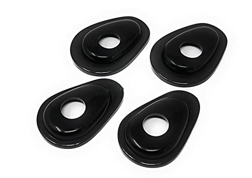 Simda Pro Motorrad Binker Adapterplatten Blinkerplatten Montageplatten Vorne oder Hinten Passend für (YZF-R1 YZF-R6 FZ6 FZ1 Fazer (PY02)