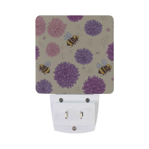 Lámpara de noche LED con sensor de luz automática miniatura 6