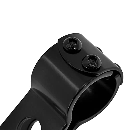 Yhmtivtu Motorcycle Foot Peg Clamps Highway Footrest 32Mm/1.25 Inch, Crash Bars Engine Guard Mounting Brackets Fit For Harley Road King Street Glide Honda Suzuki Kawasaki,Black #TOP3