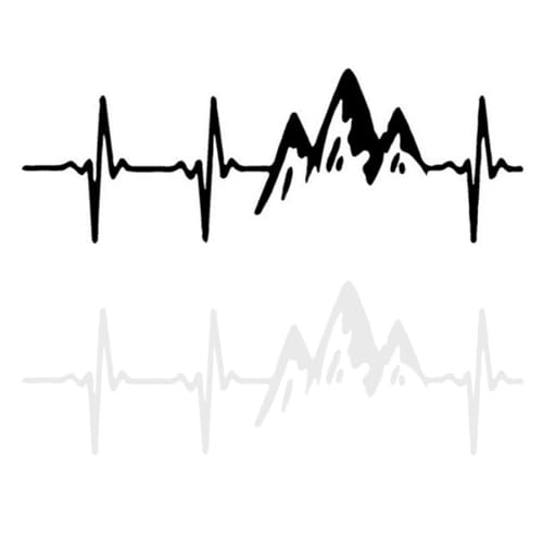 WMUVAZA Pegatinas de Montaña Aire Libre, 2 Piezas Camper Offroad Sticker de Carro, Pegatinas Coche De Montaña, Calcomanía De Coche Vinilo Modificado Calcomanía Decoración de la carrocería