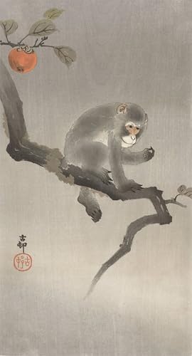 Un ciervo bajo la luna Ohara Koson lienzo cuadro pintura murales para pared vacia