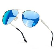 A06-silvers Frame Blue Mirrored