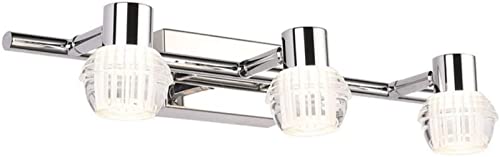 AMAZWI lumière LED cristal anti-buée applique miroir armoire salle de bain