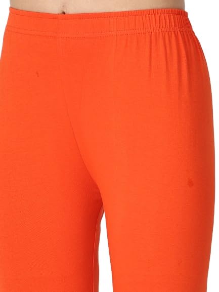 Image of Robinbosky Premium Stretchable Cotton Ankle Legging for Women | Suitable for Formal wear & Casual wear | High-End Elastic Makes The Leggings Squat Proof and Durable for Travel, Yoga, & Workout.