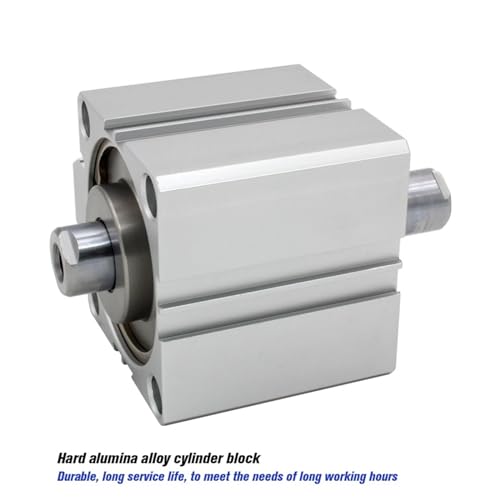Cilindro doble vástago SDAD de 16 mm y carrera de 5 a 50 mm para automatización industrial 6