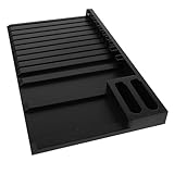 VICASKY Kunststoff Selbstgemacht Modellbauteile Regal mit Mehrstufigem Teilesortiergestell und Verstellbaren Fächern für Werkstatt und Hobby Organizer