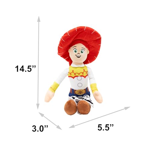 Buckle-Down Brinquedo de cachorro da Disney, Pixar Toy Story Jessie, pose de corpo inteiro, pelúcia
