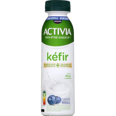 Danone Activia Kéfir À Boire Goût Doux Saveur Myrtille 280g