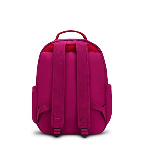 Image of Kipling Seoul Large 15 inch Laptop Backpack Pink Fuchsia Bl