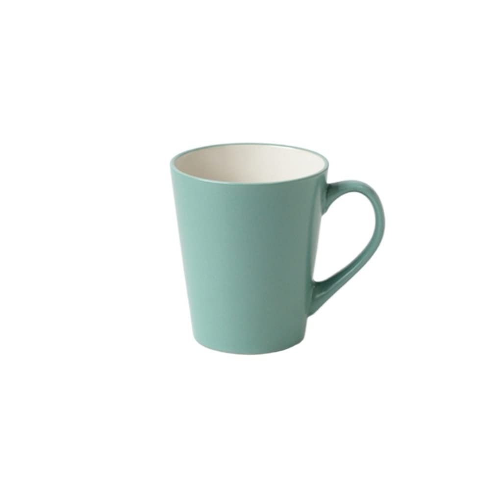 Becher konisch mit Henkel Einfache Literarische Kaffeetasse Wohnzimmer Milch Tee Keramik Tasse Kaffee-Set