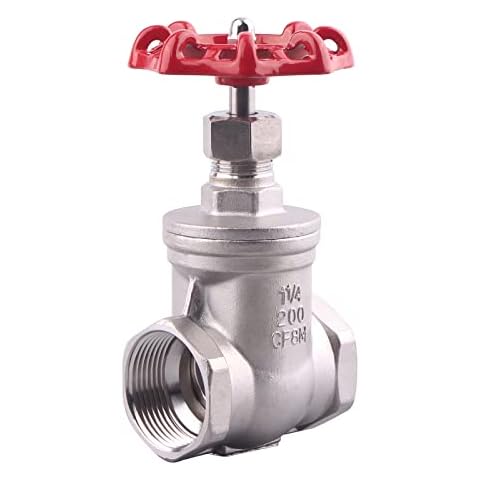 GOVALVE Robustes Torventil - 3,8 cm NPT Edelstahl Innengewinde x Innengewinde Drehventil Cover