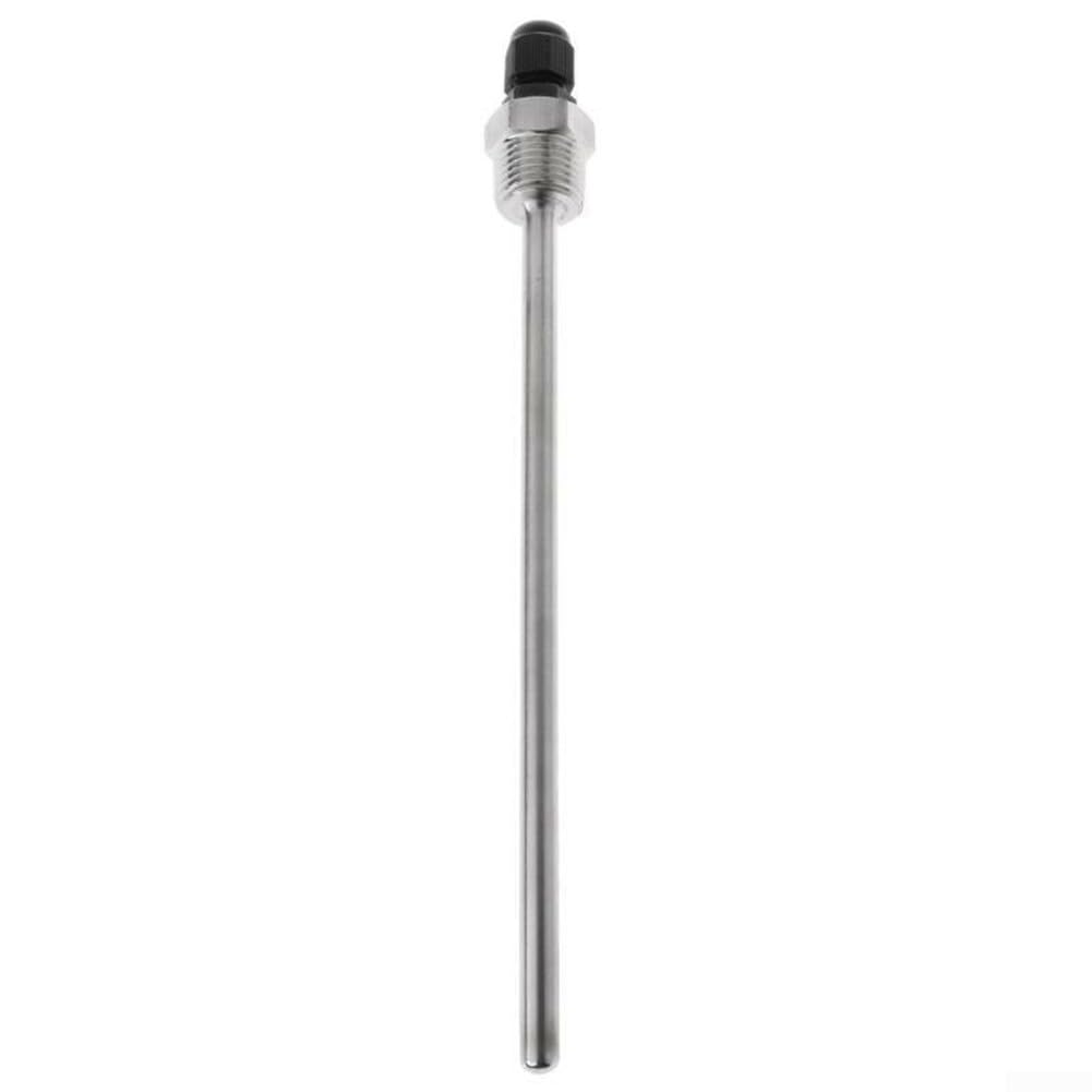 1/2 Inch Dipping Sleeve, Stainless Steel Thermowell, 30-200mm Thermowell 304 Stainless Steel 1/2 BSP G Thread For Temperature Sensor - 200mm