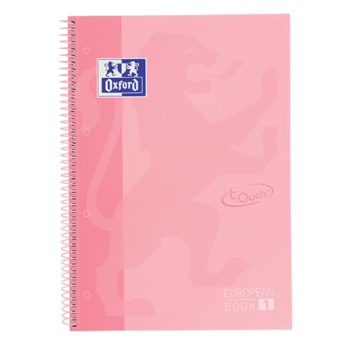 Oxford European Book 1 A4 liniert 160 Seiten Touch Hardcover Rosa