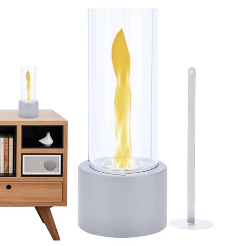 Foyer De Table,Lampe De Table Portable Ajustable Et Sécurisée avec Décoration Tornade,Mini Foyer De Jardin Et Patio - pour La Maison, La Chambre, La De Chevet Et Le...