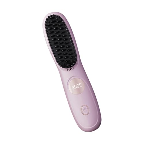 Piastra Per Capelli Portatile Wisylizv | Pettine Antiscottatura Portatile Senza Fili | Piastra Per Hot Tools | Per Viaggi Professionali, Feste, Festival, Saloni, Matrimoni, Feste Estive